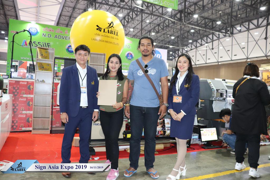 รูปประกอบ งาน Sign Asia Expo 2019 วันที่ 16 พฤศจิกายน 2019 ณ อิมแพ็ค เมืองทองธานี